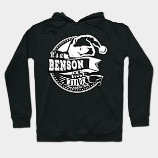 It's a Benson thing - Hat Xmas Personalized Name Gift Hoodie